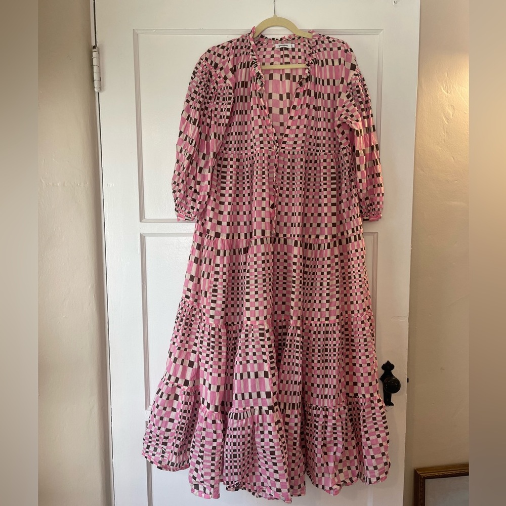 Gimaguas Oahu Dress Pink Check